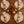 Brown-toned autumn napkin by DipaliZ, machine washable and brand new