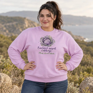 Emotional support cabbage sweatshirt - sweatshirts