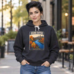 Grand rapids scenic lightweight hooded sweatshirt - hoodies