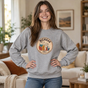 Michigan fall crewneck sweatshirt - sweatshirts