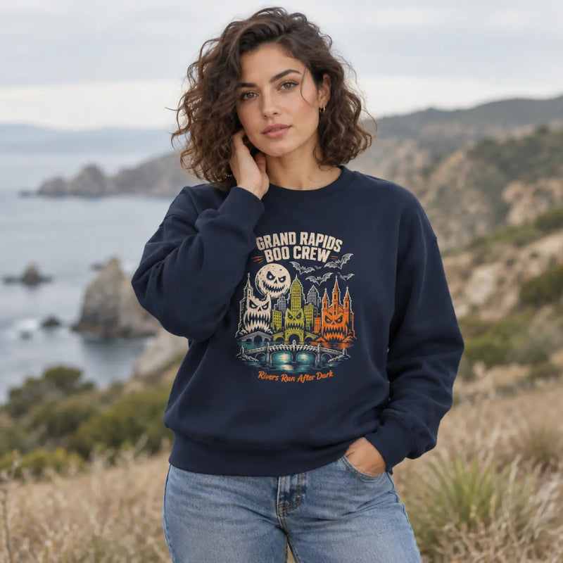 Grand Rapids Boo Crew Halloween Haunted Houses Sweatshirt