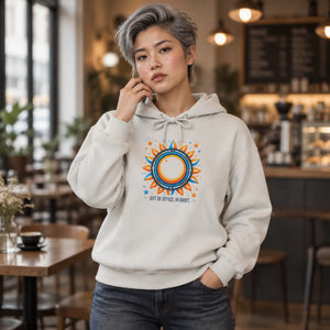 Out of office in orbit celestial sun cropped hoodie - sweatshirts
