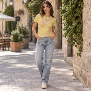 Women's Floral Vintage Pattern T-Shirt