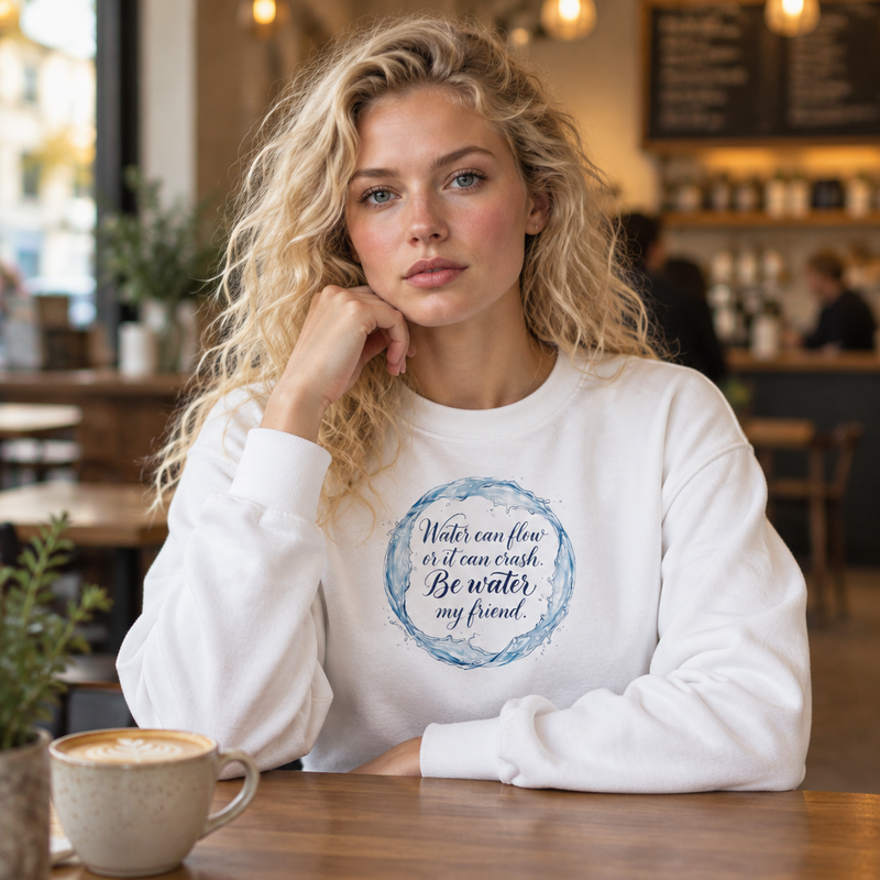 “When You Can’t See the Forest for the Trees, Be Still and Listen” Inspirational Sweatshirt