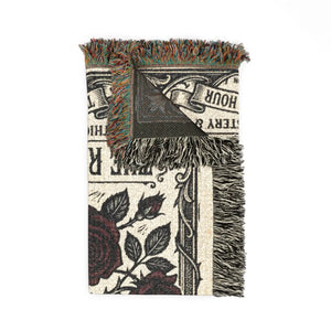 DipaliZ raven blanket at 80 by 60 inches, the largest throw size offered