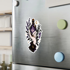 Mystical potion botanical kiss-cut vinyl decal - home decor decals