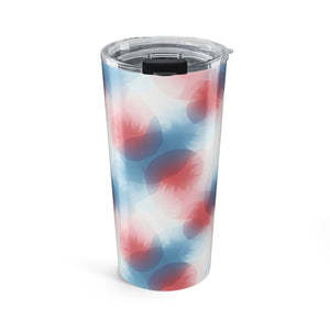 20oz Abstract Red & Blue Swirl Tumbler - Tumblers
