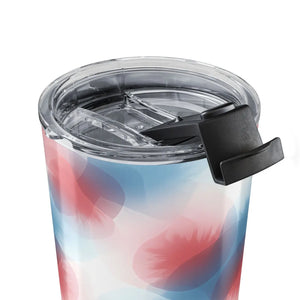 20oz Abstract Red & Blue Swirl Tumbler - Tumblers