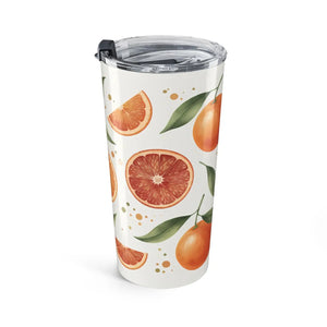 Citrus Orange Stainless Steel Tumbler - Tropical 20oz - Dipaliz - Tumblers