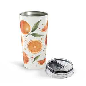 Citrus Orange Stainless Steel Tumbler - Tropical 20oz - Dipaliz - Tumblers