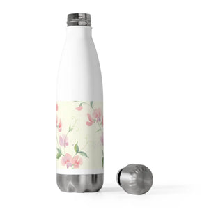 Pastel Pink Floral 20oz Insulated Bottle - Spring - Dipaliz - Water Bottles