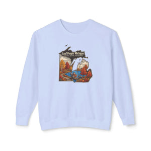 Leaf peeping michigan fall foliage crewneck sweatshirt - sweatshirts
