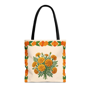 DipaliZ floral tote shown in the 18 by 18 inch size