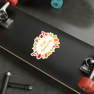 Happy Thanksgiving, Kiss-Cut Vinyl Decals