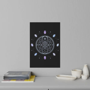 Mystic Crystal Witchcraft Wall Decal