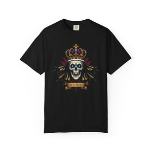 Skull Crown Graphic T-Shirt — 'Rex Mori' Vintage Pirate Skull Tee