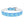 Blue spheres Dog Collar