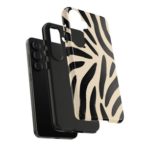 Zebra Print Tough Phone Case