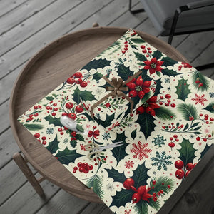 Festive Botanical Christmas Wrapping Paper
