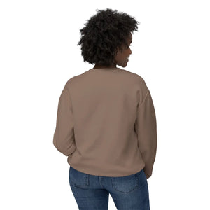 Bear Bone Crewneck Sweatshirt — Subtle Watercolor Wildlife Graphic