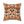 Geometric Afrohemian Tribal Throw Pillow — Rust & Mustard Aztec Pattern