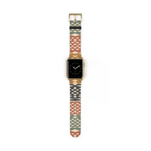DipaliZ printed Apple Watch band with embroidery-like southwestern detail