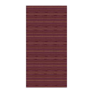 Warm chestnut brown band within the DipaliZ striped maroon cotton repeat