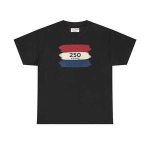 Patriotic Red White Tee – 250 Years Anniversary - Dipaliz - T-shirts - s