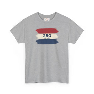 Patriotic Red White Tee – 250 Years Anniversary - Dipaliz - T-shirts - s
