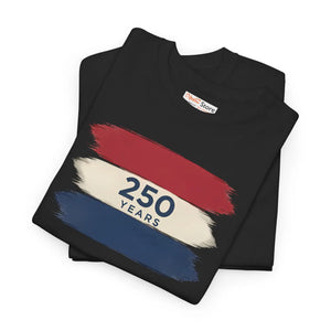 Patriotic Red White Tee – 250 Years Anniversary - Dipaliz - T-shirts - s