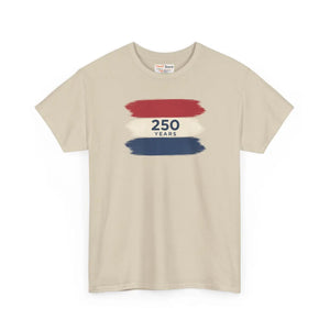Patriotic Red White Tee – 250 Years Anniversary - Dipaliz - T-shirts - s