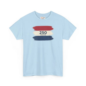 Patriotic Red White Tee – 250 Years Anniversary - Dipaliz - T-shirts - s
