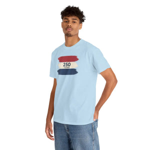 Patriotic Red White Tee – 250 Years Anniversary - Dipaliz - T-shirts - s