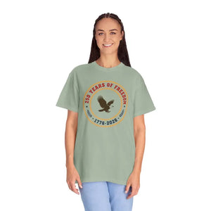 T-shirt - Freedom Eagle Independence Commemorative Tee Vintage - Dipaliz