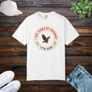 T-shirt - Freedom Eagle Independence Commemorative Tee Vintage - Dipaliz White / s