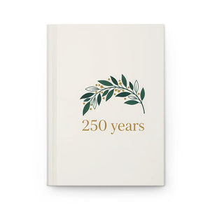 250 Years Hardcover Journal - Elegant Botanical Anniversary Keepsake - Journals
