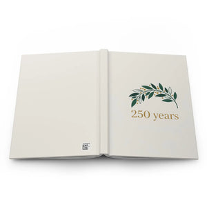 250 Years Hardcover Journal - Elegant Botanical Anniversary Keepsake - Journals