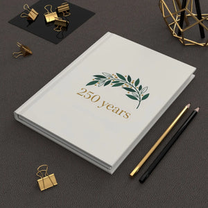 250 Years Hardcover Journal - Elegant Botanical Anniversary Keepsake - Journals