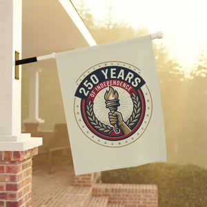 Independence Garden Flag – 250 Years Torch - Dipaliz - Banners