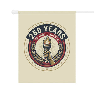 Independence Garden Flag – 250 Years Torch - Dipaliz - Banners