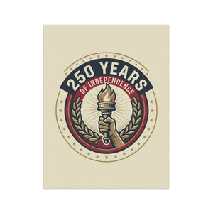 Independence Garden Flag – 250 Years Torch - Dipaliz - Banners