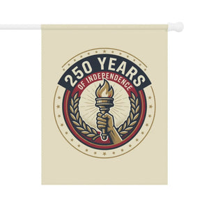 Independence Garden Flag – 250 Years Torch - Dipaliz - Banners