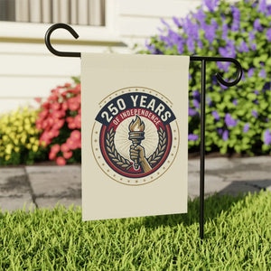 Independence Garden Flag – 250 Years Torch - Dipaliz - Banners