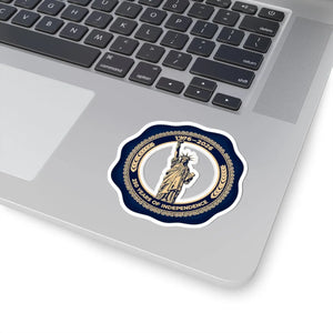 250 Years of Independence Sticker Statue Liberty Commemorative Kiss-cut - Decorative Stickers