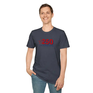 T-shirt - Patriotic Anniversary Tee - 250 Years Independence - Dipaliz