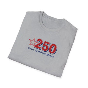 T-shirt - Patriotic Anniversary Tee - 250 Years Independence - Dipaliz