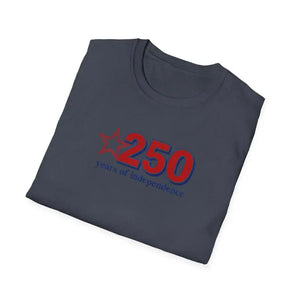 T-shirt - Patriotic Anniversary Tee - 250 Years Independence - Dipaliz
