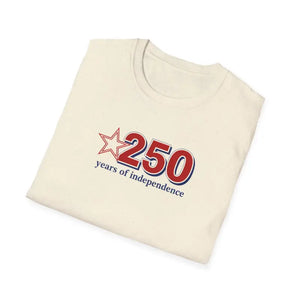 T-shirt - Patriotic Anniversary Tee - 250 Years Independence - Dipaliz