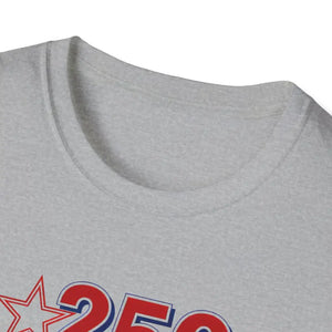 T-shirt - Patriotic Anniversary Tee - 250 Years Independence - Dipaliz