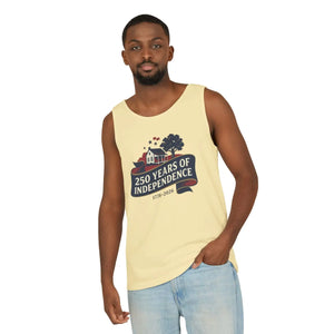 250 Years of Independence Tank Top, 1776–2026 Patriotic Fourth July Tee - Tops - s